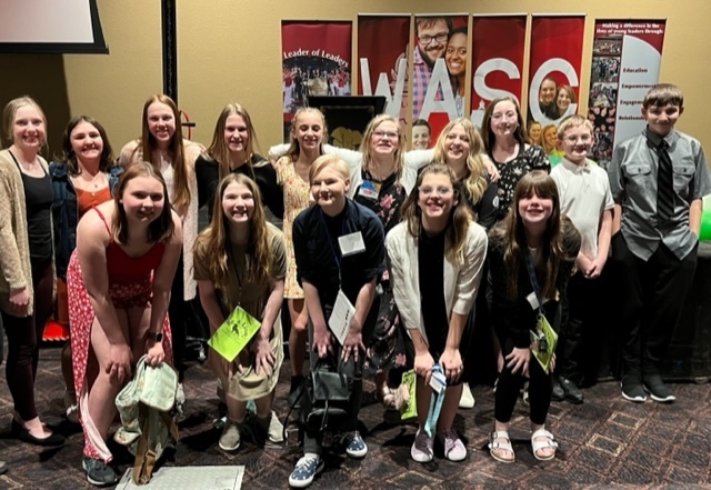 The middle school student council attended the Jam Conference in the Wisconsin Dells, Sunday-Monday. While there the group listened to motivational speakers, attended break out sessions about leadership and got some down time in the wave pool.