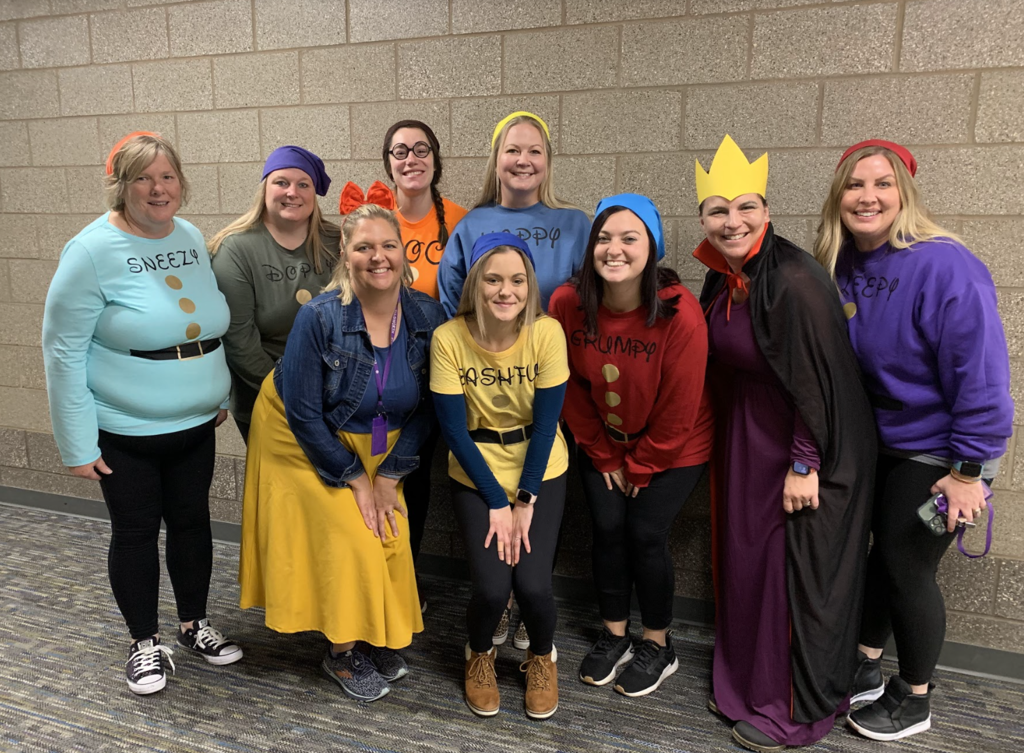 EES Teachers dressed up for Red Ribbon Week